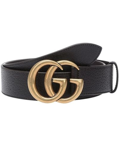 Gucci Elegante cintura in pelle - Nero