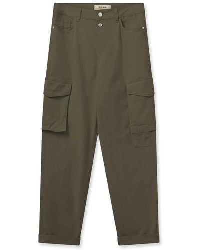 Mos Mosh Tapered Trousers - Green