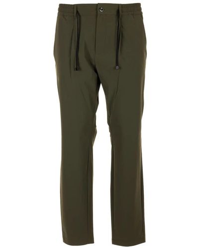Cruna Slim-Fit Trousers - Green