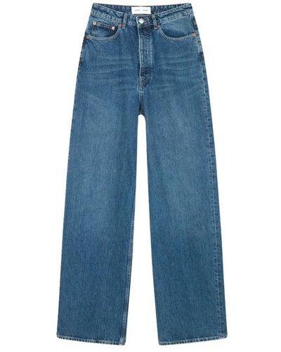 Samsøe & Samsøe Weite bein jeans - Blau
