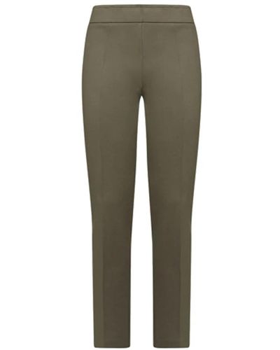 Blanca Vita Trousers > slim-fit trousers - Vert