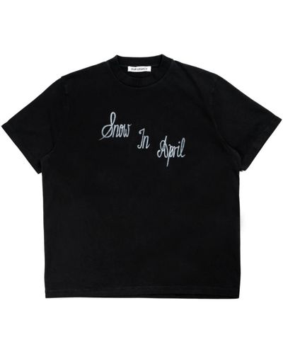 Our Legacy T-Shirts - Black