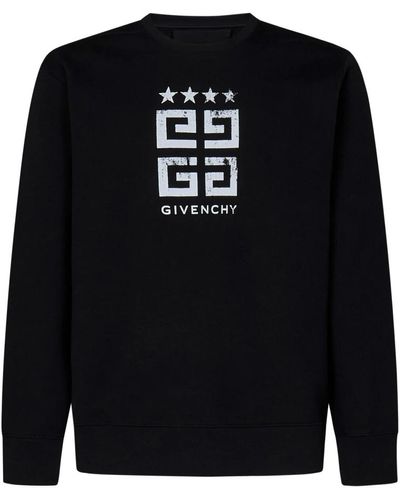 Givenchy Schwarzer 4g stars sweatshirt