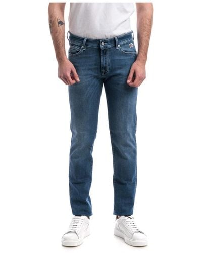 Roy Rogers Jeans in denim stretch hibbler - Blu