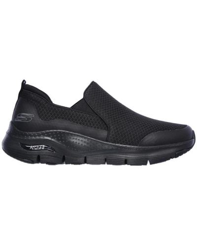 Skechers S Wide Fit Sk232043 Arch Fit Banlin Walking Sneakers - Black
