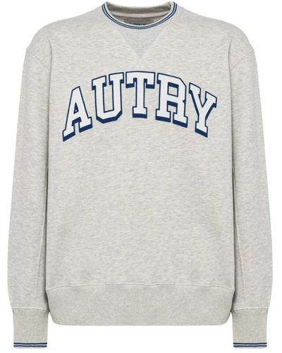 Autry Grauer logo-sweatshirt - lockerer schnitt