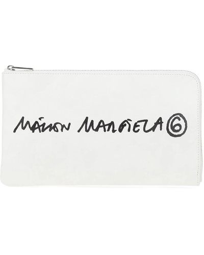 MM6 by Maison Martin Margiela Clutch-tasche - Weiß