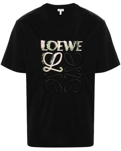 Loewe Schwarzes anagram t-shirt