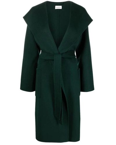 P.A.R.O.S.H. Belted Coats - Green