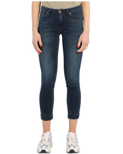 Don The Fuller Cropped Jeans - Blue