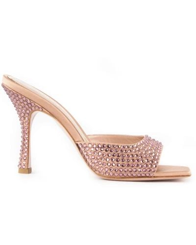 Gedebe Shoes > heels > heeled mules - Rose
