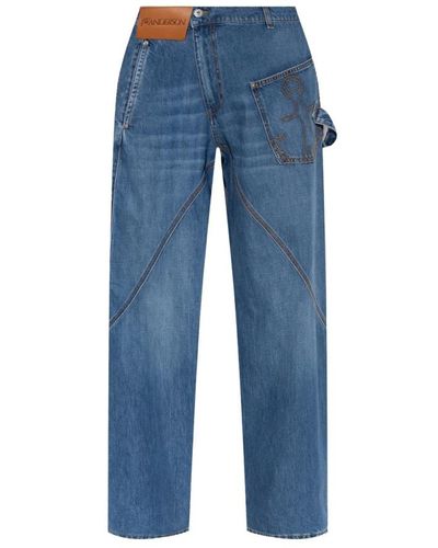 JW Anderson Loose-fitting jeans - Blau