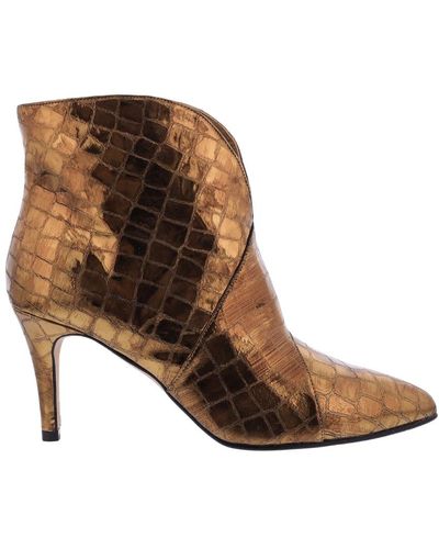 Toral Heeled Boots - Brown