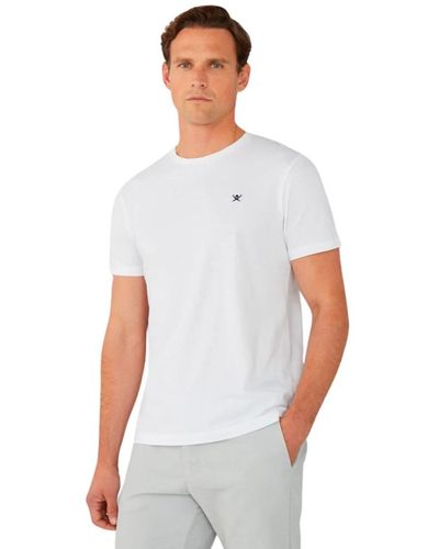 Hackett Baumwoll t-shirt - Weiß