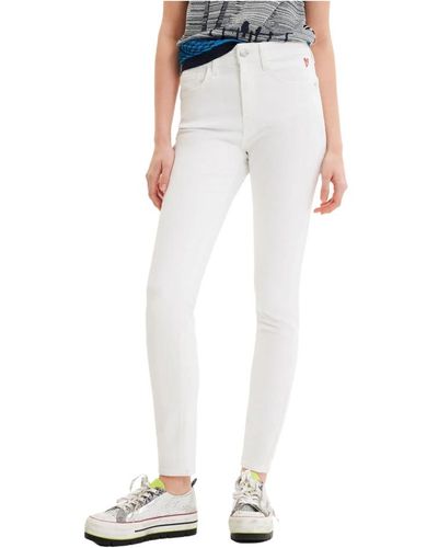 Desigual Jeans skinny - Blanc