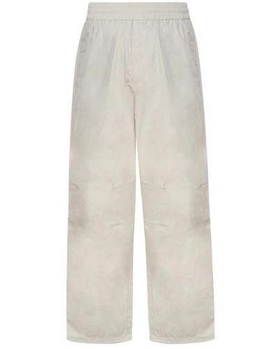 Burberry Straight Trousers - White