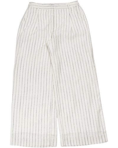 Gestuz Cropped Trousers - White