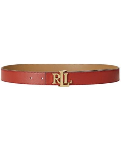 Ralph Lauren Cinturones elegantes para mujeres - Rojo