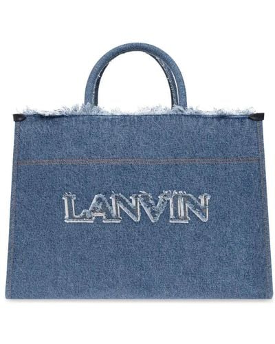 Lanvin Tote Bags - Blue