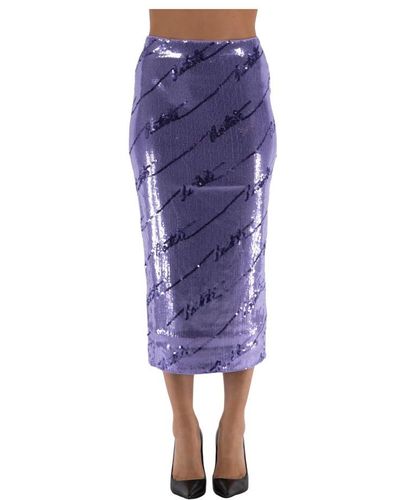 ROTATE BIRGER CHRISTENSEN Midi Skirts - Purple