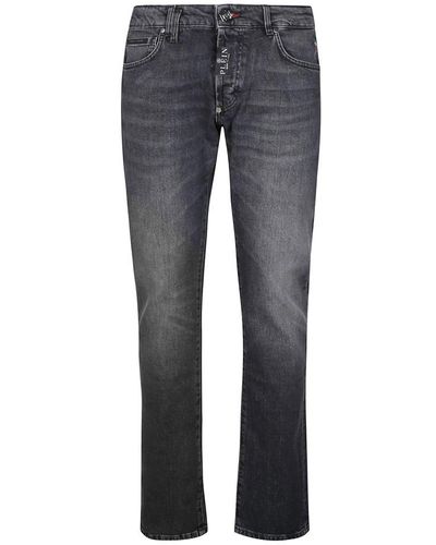 Philipp Plein Straight Jeans - Gray
