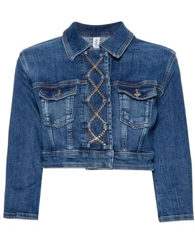 Liu Jo Denim Jackets - Blue