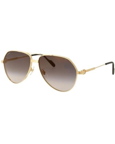 Cartier Stylische sonnenbrille ct0303s - Braun
