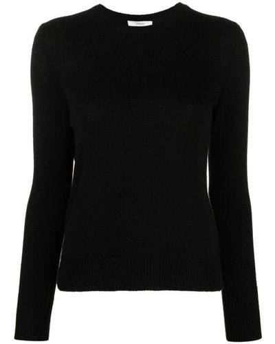 Vince Round-Neck Knitwear - Black