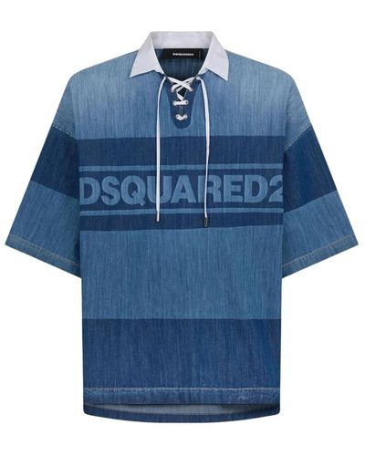 DSquared² T-shirt e polo blu