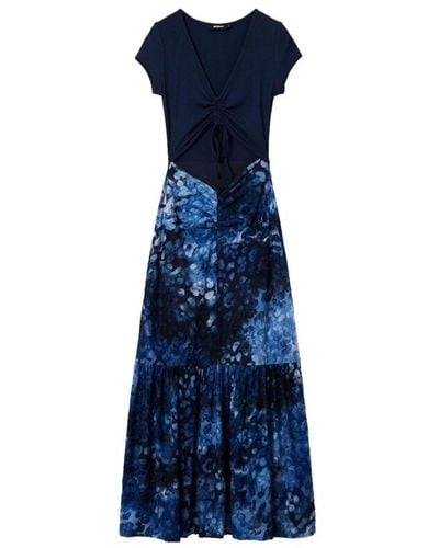 Desigual Midi Dresses - Blue