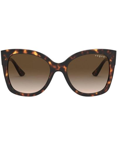 Vogue Gafas de sol havana con lentes marrón shaded