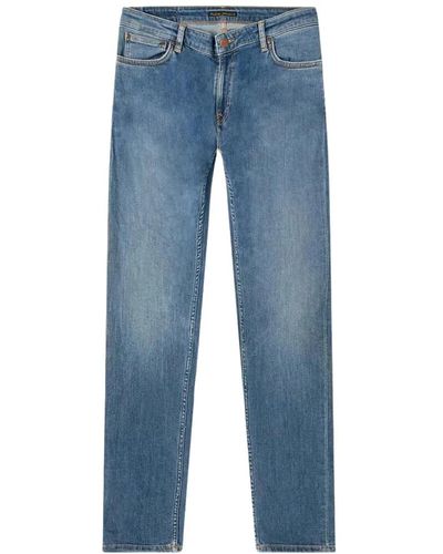 Nudie Jeans Jeans dünn - Blau