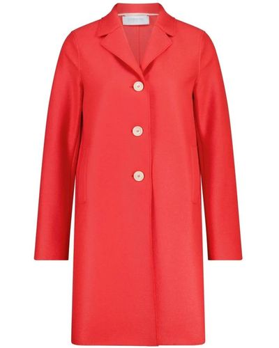Harris Wharf London Single-breasted coats - Rosso