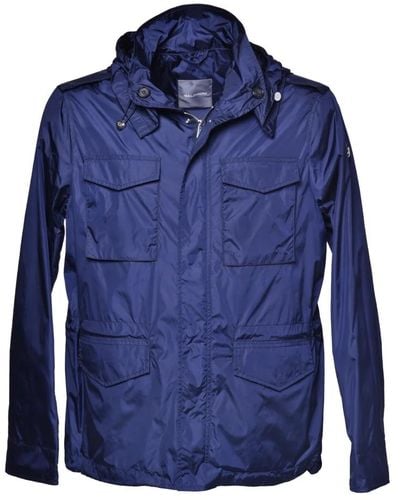 Baldinini Jacket in navy nylon - Blau