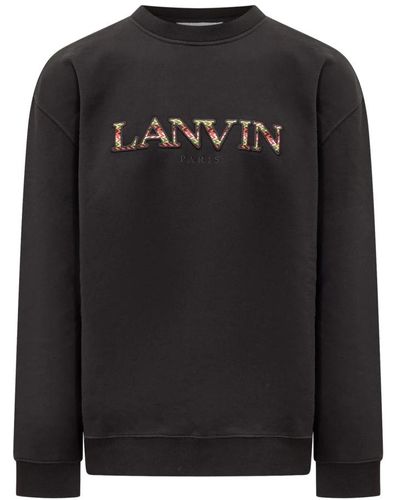 Lanvin Klassischer sweatshirt - Schwarz