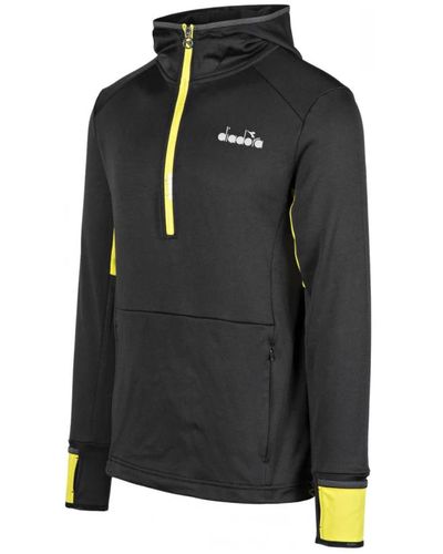 Diadora L hd warm up winter running jacket - Nero