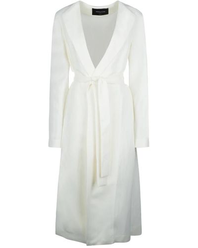 Fabiana Filippi Trench coat elegante per donne - Bianco