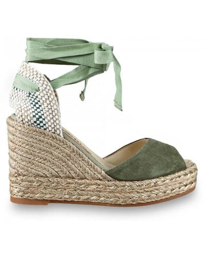 Espadrilles Grüne sandalen für sommeroutfits