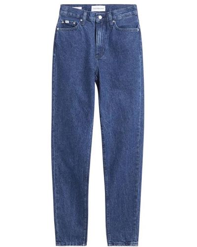 Calvin Klein Jeans boyfriend fit classici e versatili - Blu