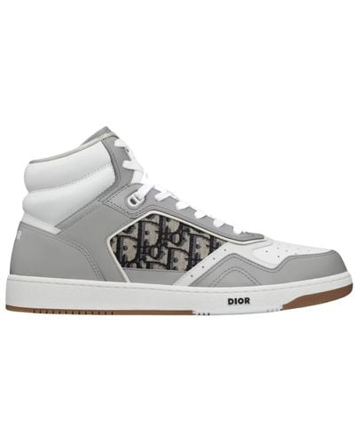 Dior Canvas high-top sneakers - Grau