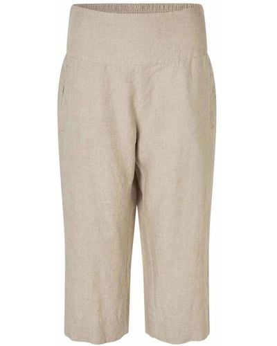 Masai Cropped Trousers - Natural