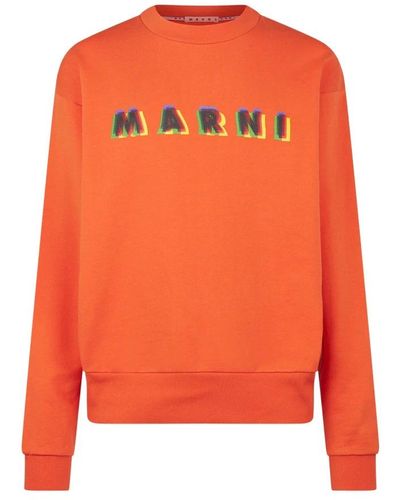 Marni Sweatshirts - Orange
