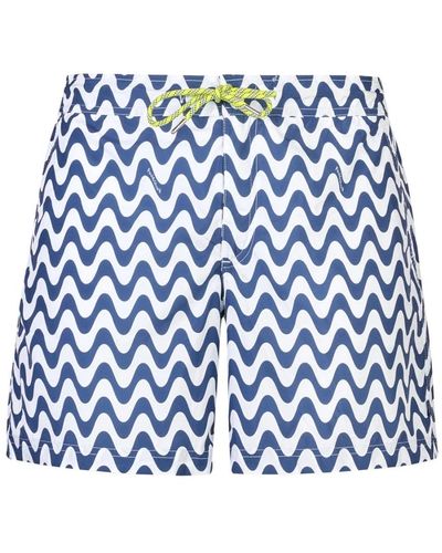 Paul & Shark Fantasia polyester boxer shorts - Blu
