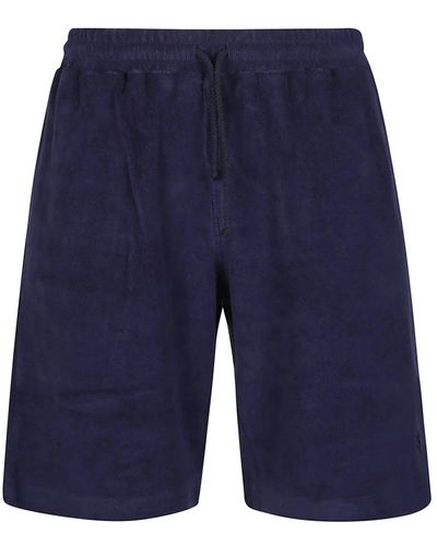 Ballantyne Navy sponge short,schwarze sponge shorts - Blau