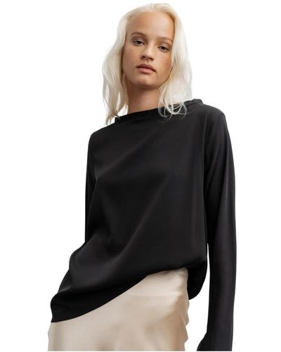 Ahlvar Gallery Lola silk blouse - Negro