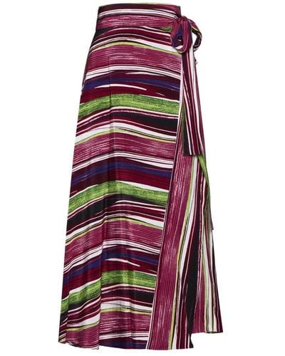 Diane von Furstenberg Midi Skirts - Purple