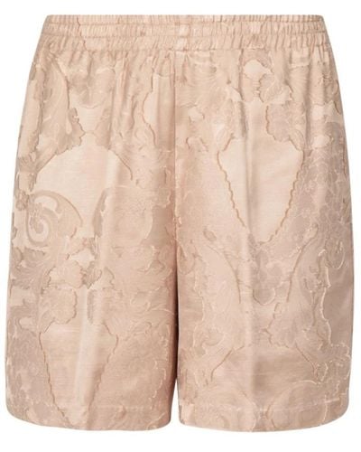 Semicouture Short Shorts - Natural