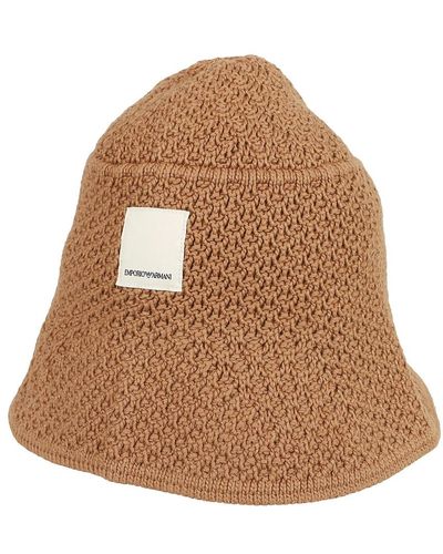 Emporio Armani Hats - Brown