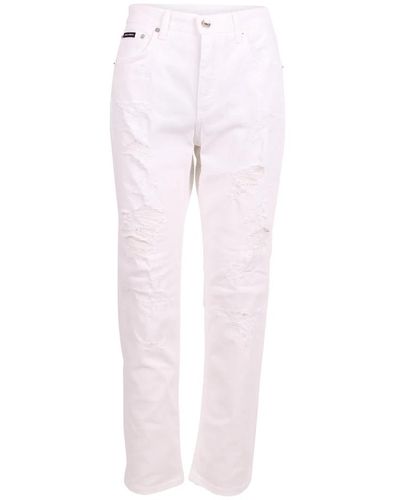 Dolce & Gabbana Low-waisted 5-pocket Jeans - Pink