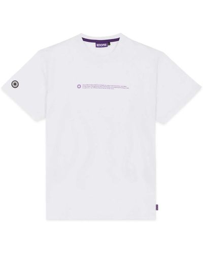 Octopus T-shirt mit oktopus-umriss-logo - Weiß